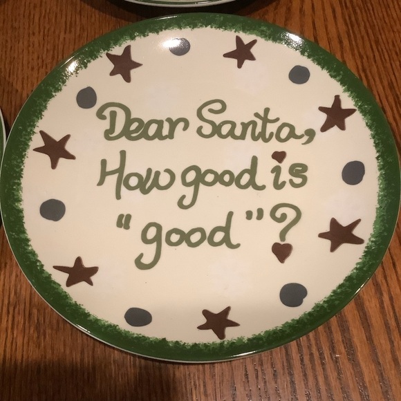 Four Dear Santa Luncheon Plates - Picture 6 of 8